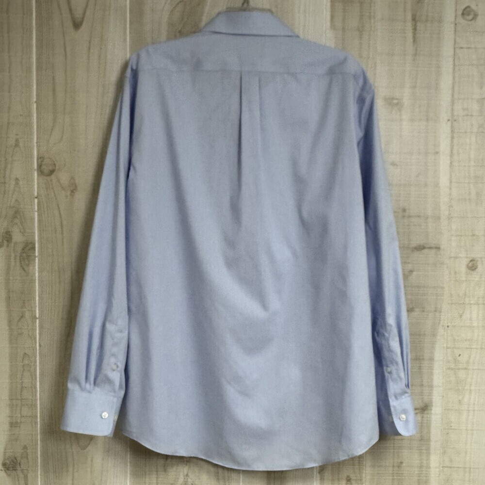 Lauren Ralph Lauren Dress Shirt Mens 17.5 34/35 XL Blue Regular Fit Stretch - Picture 6 of 6